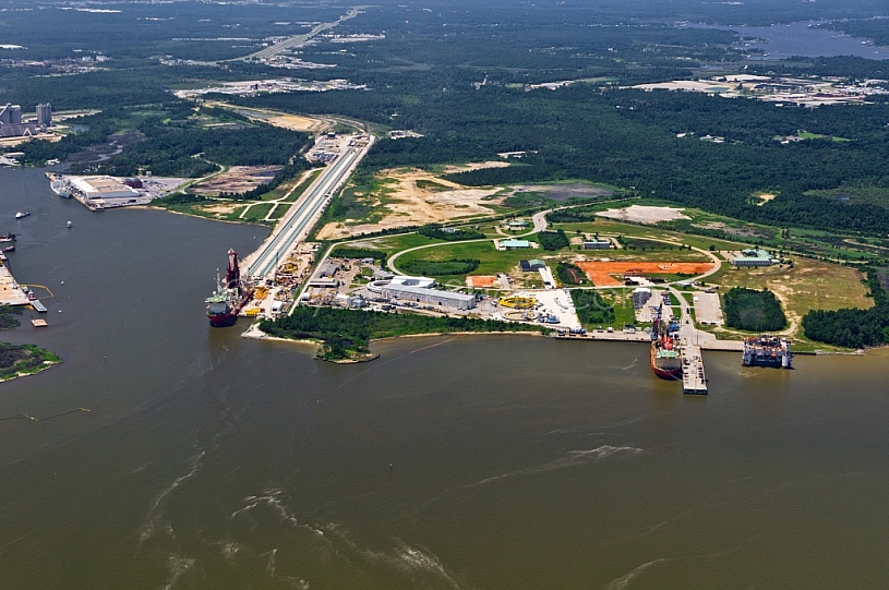 Technip facility at the Port of Theodore, Alabama