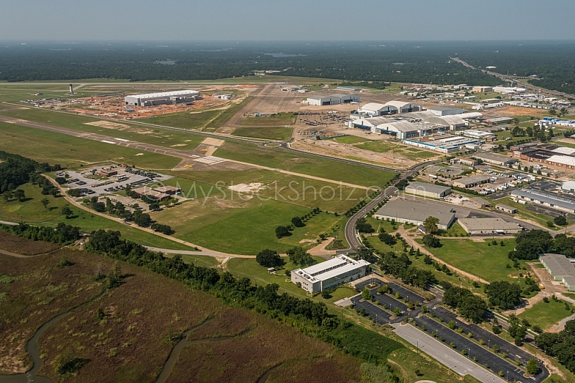 Aerial of Brookley Airport