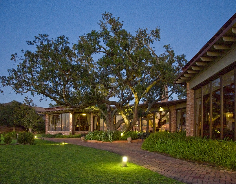 Sunset reflection at the Marriott Grand Hotel