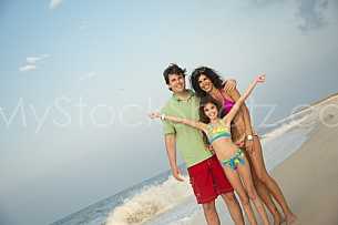 Gulf Shores Family on Beach