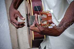 Guitar Player in Havana, Cuba