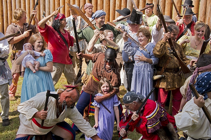 Fort Mims Day - Re-enactment - 2012