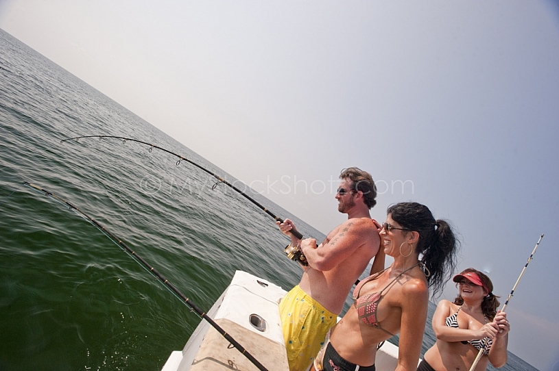 Fishing in the Gulf of Mexico - South of Dauphin Island