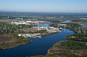 Aerial Mobile Alabama - Port of Chickasaw